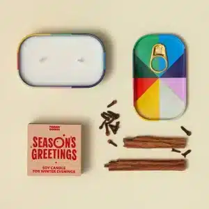 Tinned Candle - Season's Greetings