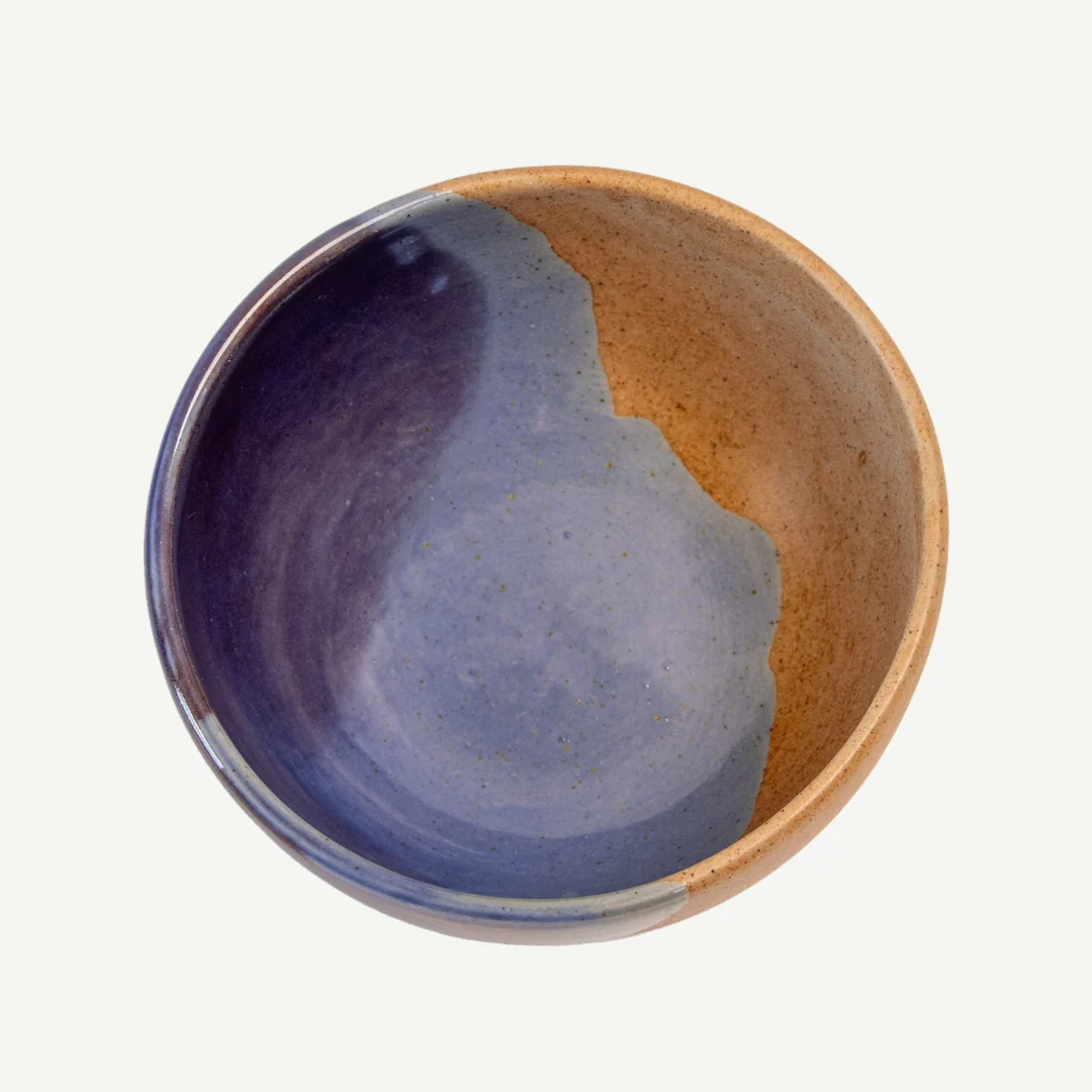 Tavora Salt Glazed Cereal Bowl - Cobalt Blue - Image 2