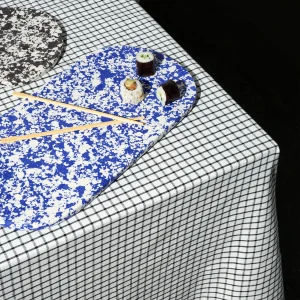 Rock Serving Tray - Cobalt Blue