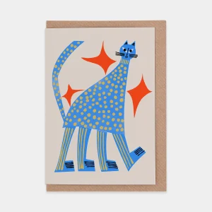 Tall Blue Cat