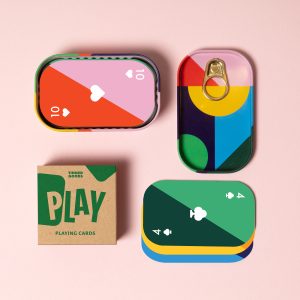 Tinned Travel Playing Cards