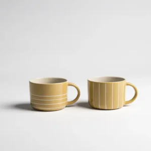 Kindred Mugs - Vervain Mustard Yellow